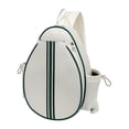 thumbnail image 3 of lacooooppia Tennis Crossbody Bag Backpack Large Racket Cover Carrier Bag Organizer Zipper Sport Chest Shoulder Tree Badminton Fighting Bag White B, 3 of 8