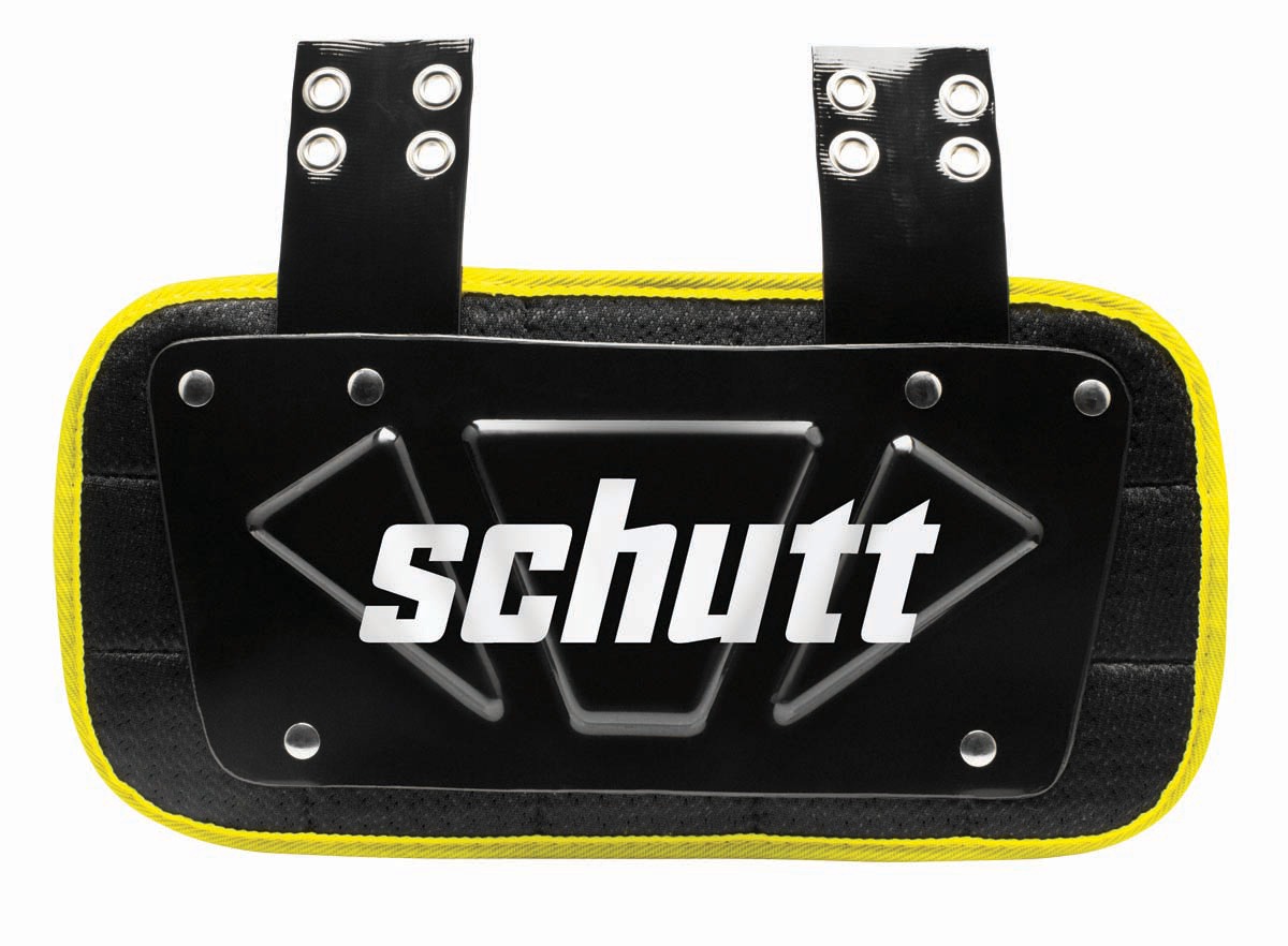 Schutt Sports Neon Football Back Plate, Neon Yellow, Varsity Walmart
