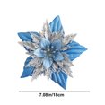 thumbnail image 3 of Decoraciones navideñas Vmvidoty Simulación de flores navideñas Accesorios para coronas navideñas Decoración para árbol de Navidad Oferta doble de flores navideñas para días Decoración navideña, 3 of 6