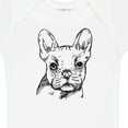 thumbnail image 4 of Inktastic French Bulldog Portrait Boys or Girls Baby Bodysuit, 4 of 5