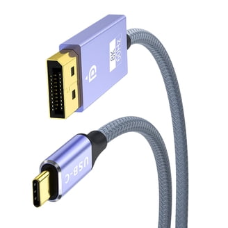 Cavo USB-C DisplayPort 8K@60Hz, 2 Pezzi, 1.8m, Compatibile Thunderbolt 3, Certificato VESA
