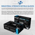 thumbnail image 2 of Guantes industriales desechables de nitrilo PermaSafe HD Black XL, 2 of 8