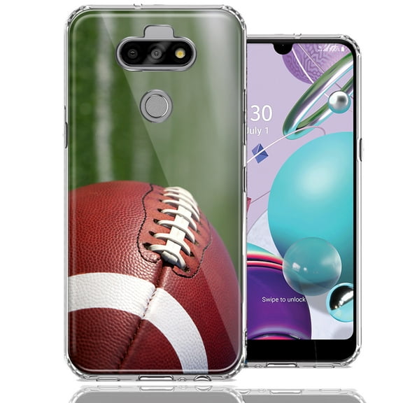 MUNDAZE For LG Aristo 5/K31/Fortune 3 Football Design Double Layer Phone Case Cover