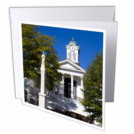 3dRose Lafayette County Courthouse, Oxford, Mississippi - US25 DFR0041 - David R. Frazier, Greeting Cards, 6 x 6 inches, set of 6