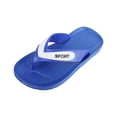thumbnail image 3 of Boys' Sandals Lightweight Breathable Thong Beach Sandals Summer Flip Flops Toddler Slippers Blue 35, 3 of 7