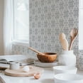 thumbnail image 3 of Tempaper Decorative Tile Grey Peel and Stick Wallpaper, 20.5" x 16.5', 3 of 6