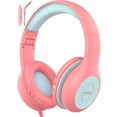thumbnail image 1 of Auriculares EarFun Kids con cable y micrófono 85/94dB Rosa, 1 of 8