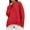 Red, variant on Dealovy Round Neck Blouses for Women Loose Long Sleeve Solid Color Pullover Oversized Soft Knitted Fall Winter Top