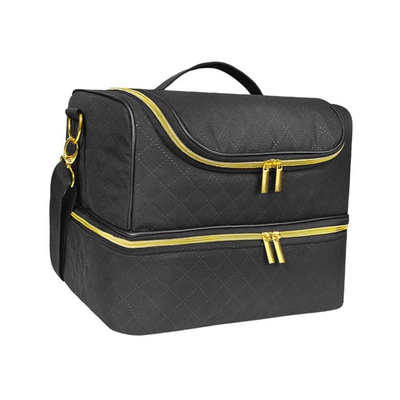 DOLITY Nail Polish Carrying Case Carrying Case for Essential Oil Travel Nail Polish black