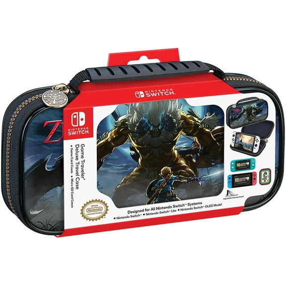 Switch Accessory: Case - RDS Game Traveler Deluxe - Deboss Zelda Breath of the Wild: Officially Licensed by Nintendo