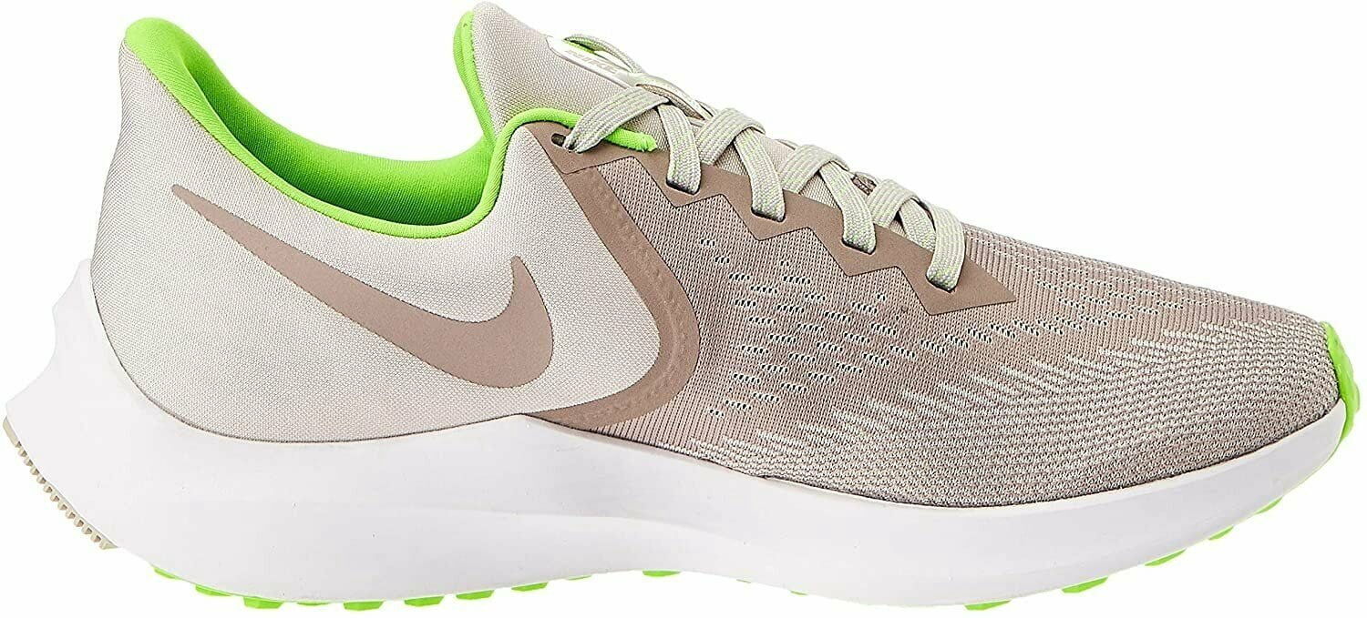 Nike Men's Air Zoom Winflo 6 Shield Running Shoes Black/Reflect Silver/Wolf  Grey For Sale