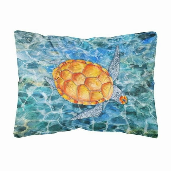 Sea Turtle Canvas Fabric Decorative Pillow