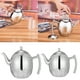 thumbnail image 4 of Tetera de metal inoxidable Tetera de té de café Tetera de con 1L Sunnimix Tetera de acero inoxidable, 4 of 8
