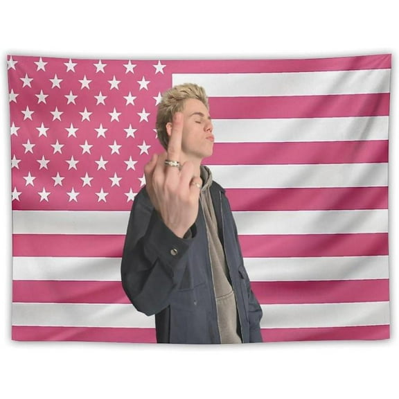 The Kid Music Laroi Flag Tapestry Wall Tapestry Poster Suitable for College Dormitory Cave Bedroom Living Room Party Decoration Merch