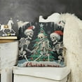 thumbnail image 2 of YINGXI Christmas s, Skull , Christmas Pillows Decorative Pillows, Christmas , Outdoor Christmas s 20x20in, 2 of 5