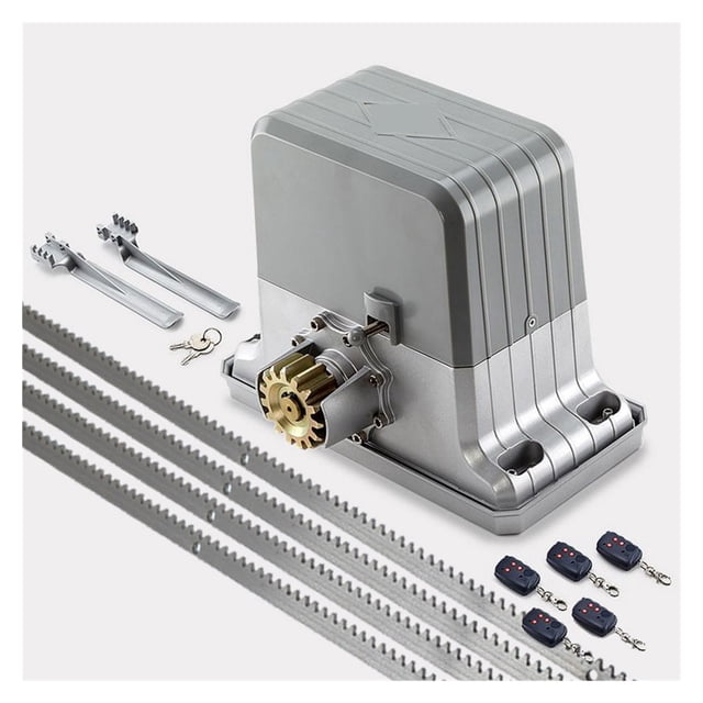 Heavy Duty Automatic Electric Sliding Gate Door Motor Engine Opener With 4m Racks (remotr Control QTY/sensor/button Optional) ,Easy to Install