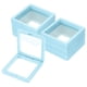 thumbnail image 1 of Uxcell 20 Pcs Caja de almacenamiento para uñas postizas, caja de exhibición para arte de uñas, organizador para regalos de joyería, suministros de almacenamiento para el hogar, azul, 1 of 6