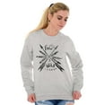 thumbnail image 5 of Free Wild Inspirational Motivational Women Crewneck Sweatshirt Brisco Brands S, 5 of 6