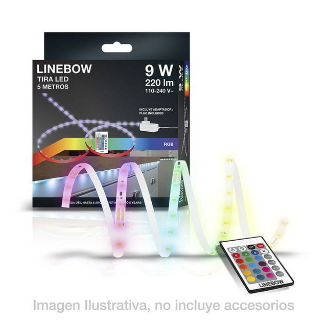 Tira LED Linebow 9W de 5M RGB