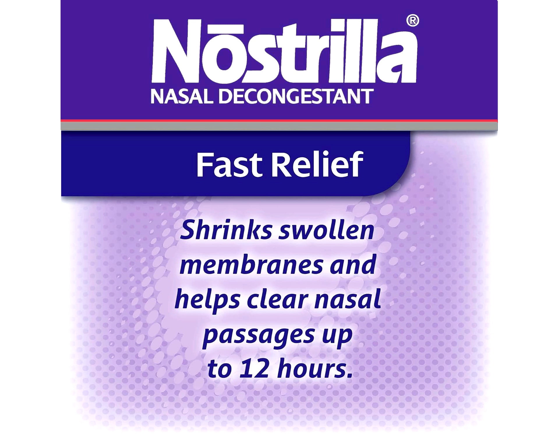 3 Pack Nostrilla Nasal Decongestant 12 Hour Fast Relief 15 ml for Stuffy Noses