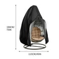 thumbnail image 3 of EGNMCR Cover For Hanging Chairs In Courtyard Gardens Outdoor Chair Cover Hanging cover, 3 of 9