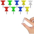 thumbnail image 1 of 100 Pcs Épingles à Pousser, Épingles Murales avec Embout en Acier Inoxydable, Épingles Décoratives en Liège, 1 of 5