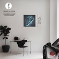 thumbnail image 5 of Blue Glow Sneaker Canvas Wall Art by Notoriart, Gallery Wrapped, 24" x 24", 5 of 7