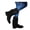 Black, variant on Women's Mid Calf Snow Boots Winter Warm Suede Casual Ankle Booties Lace up Outdoor Shoes