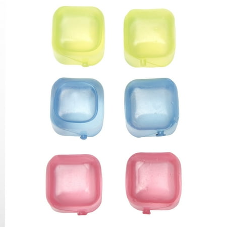 

6pcs Summer Drinking Multicolour Ice Cube Party Tool Reusable Physical Kitchen