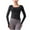 Black, variant on Pejock Women's Long Sleeve Athletic Top, Casual Sports Shirt for Women, Comfortable Workout Blouse, Stretchy Exercise Shirt, Fashion Fitness Tops for Daily Wear