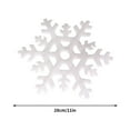 thumbnail image 4 of 5pc Snowflake Christmas Decorations,3D Large Snowflakes Garland Hanging Snow Flakes,Snowflake Garland for White Christmas Decorations,Christmas Winter Wonderland Home New Year Party Decorations, 4 of 9