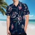 thumbnail image 5 of High Quality Hawaiian Shirts for Men Short Sleeve Aloha Beach Shirt Floral Summer Casual Button Down Shirts Blouses T5UQHJ, 5 of 7