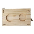 thumbnail image 4 of lionlar Rabbit Wooden Hay Rack Food Feeding Manger for Small Animals Hamsters Rabbit, 4 of 9