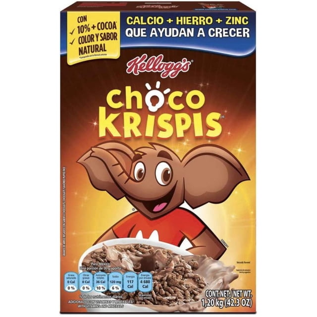 Genérica Cereal Choco Kispis Kellog's, Zucaritas Desayuno Cena -1.2 kg Kellogs KN-L8YU-SHCO