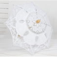 thumbnail image 3 of Sombrilla de encaje Sunnimix Decoración para Fotografía Prop Nupcial 31x38cm, 3 of 8