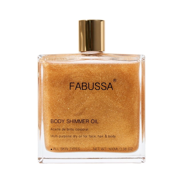 Aceite Corporal Shimmer Fabussa Hidratante e Iluminador 100ml