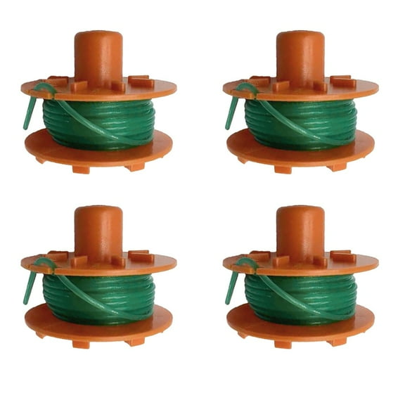 Wuweikeji 4 pack Lawn Mower Spools and Grass Ropes for 05367-20 Models - 14ft Replacement Trimmer Line Weed Eater String - Durable Cutting Head Refills