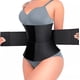 thumbnail image 1 of Faja Postparto Embarazo Tres Velcros Colombiana Reductiva Modelo Negro Talla M, 1 of 4