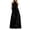 A1-Black86, variant on Summer 2 Piece Outfit for Women Solid Halter Twist Crop Top Wide Leg Maxi Pants Boho Vacation Sets