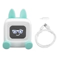 thumbnail image 2 of Haut-parleur Robot TV, Écran en Silicone ABS 2.01 Pouces 5V 2A Réveil pour Maison Rose, Vert Clair, 2 of 7