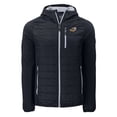 thumbnail image 2 of Men's Cutter & Buck  Black Akron RubberDucks Rainier Primaloft Eco Full-Zip Hybrid Jacket, 2 of 3