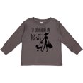 thumbnail image 3 of Inktastic I'd Rather Be in Paris- shopping and travel Girls Long Sleeve Toddler T-Shirt, 3 of 5