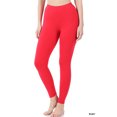 thumbnail image 4 of 2 Packs of Zenana Women Premium Cotton High Waist Full Ankle Length Leggings, 4 of 4