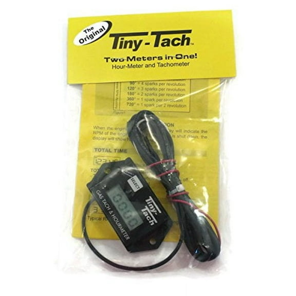 Tiny Tach Digital Hour Meter / Tachometer TT2AM Adjustable Resettable Job Timer