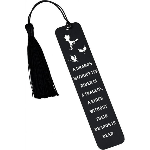 Fourth Wing Bookmark Gifts for Women Men, Fantasy Book Lover Accessories for Bookworm Bookish Nerd Fans, Christmas Stocking Stuffers Birthday Book Club Ideas