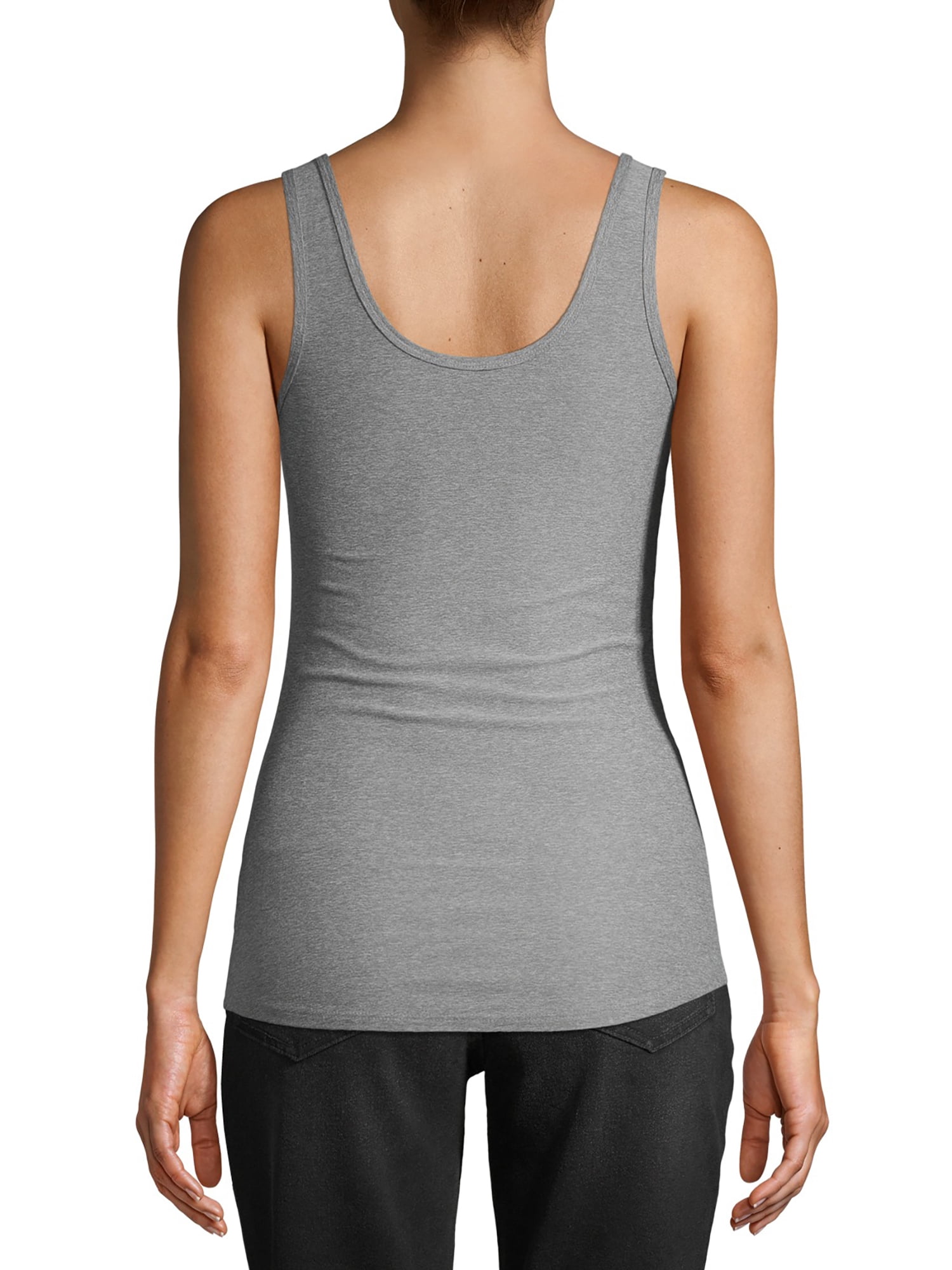 No Boundaries Juniors' Scoop Neck Tank Top