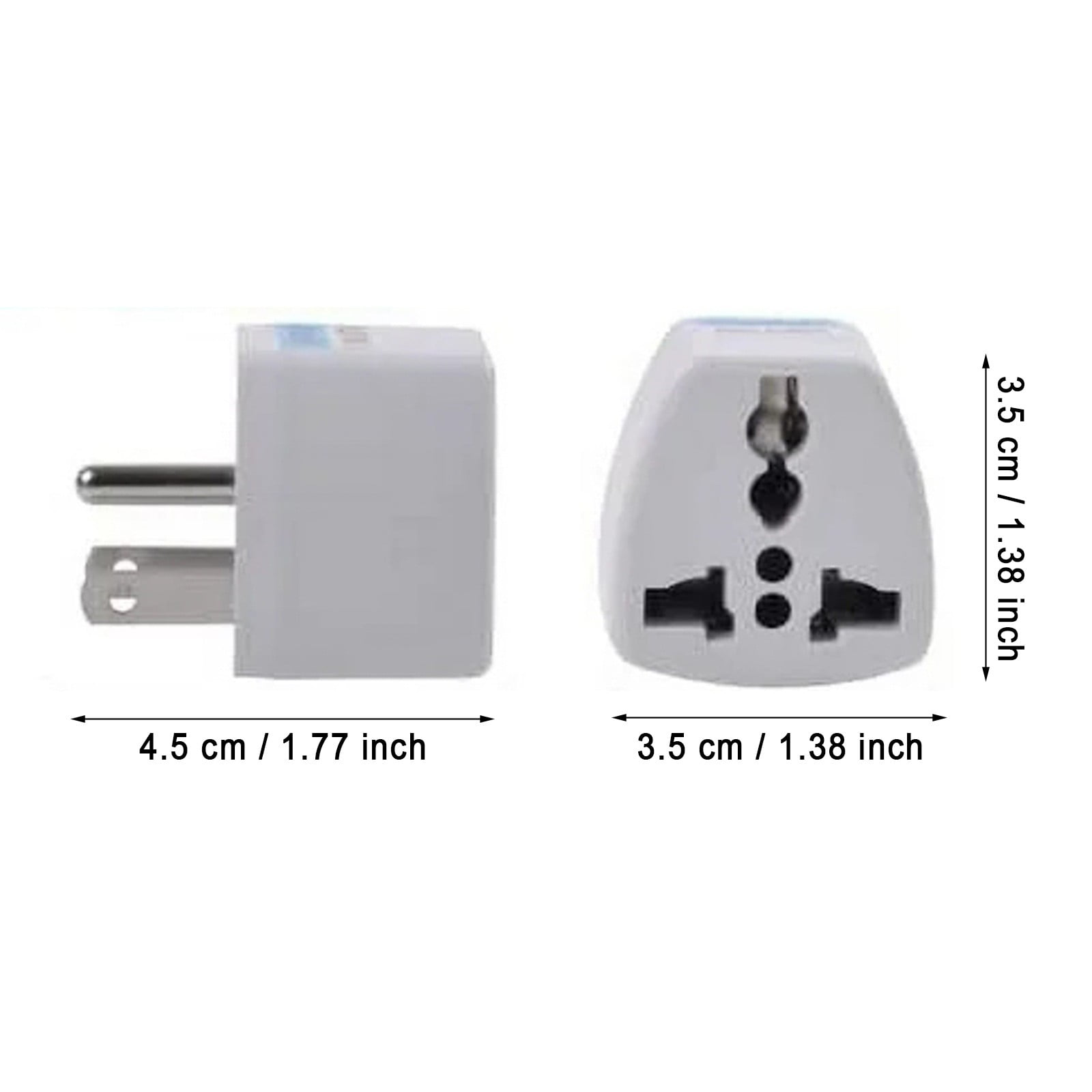 LENCENT PD 30W Adaptateur de Voyage Universelle Prise International avec 3 USB-C et 2 USB-A Charge Rapide Adaptateur Mondial France vers US Canada UK AUS Chine Japon Irlande, Type A/C/G/I, Blanc