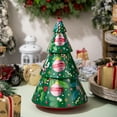 thumbnail image 4 of Fournitures de Décoration de Noël Boîte en Forme de Sapin de Noël Bonbons Petit Arbre Vert Rangement, 4 of 8