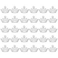 thumbnail image 1 of Encanto de Corona, 120 Piezas Mini Colgante de Corona al por Mayor, Metal Vintage Diseñador Reina, Tono Plateado, 1 of 6