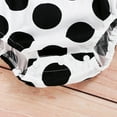 thumbnail image 7 of Newborn Baby Girl Clothes Baby Girl Romper Jumpsuit Sleeveless Polka Dots Suspender One Piece Romper Bodysuit Black 0-3 Months, 7 of 7